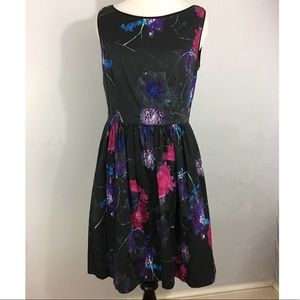 Anthropologie boatneck sundress pockets sleeveless